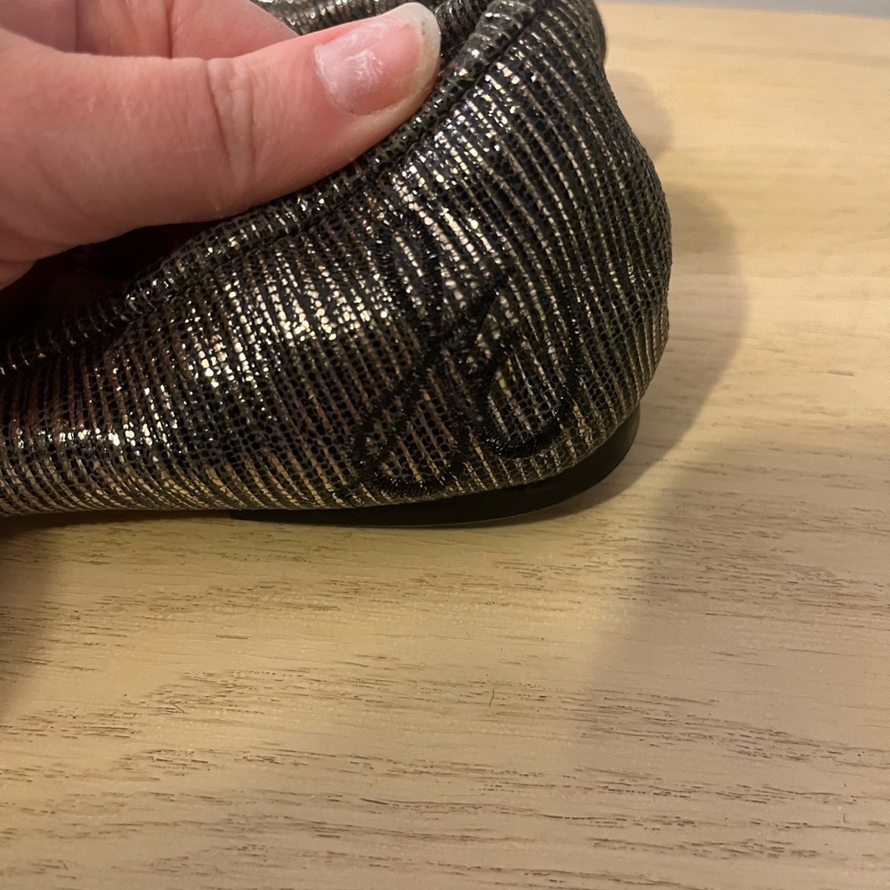 Sam Edelman Metallic Striped Women's Flats - Picture 3 of 8